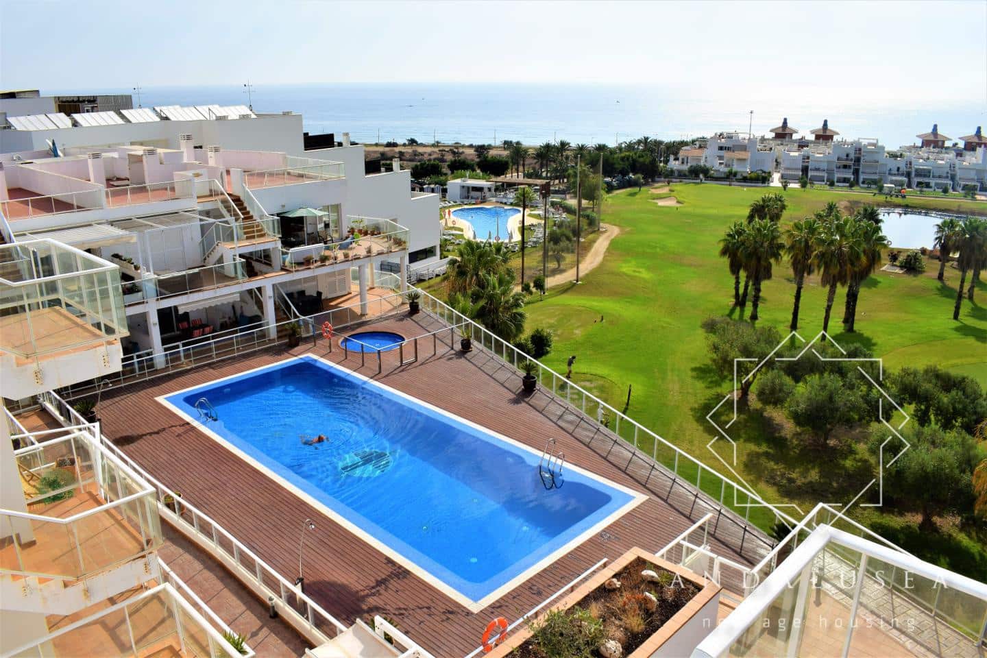 2 soveværelse Lejlighed til leje i Mojacar med swimmingpool garage - € 700 (Ref: 4099121)