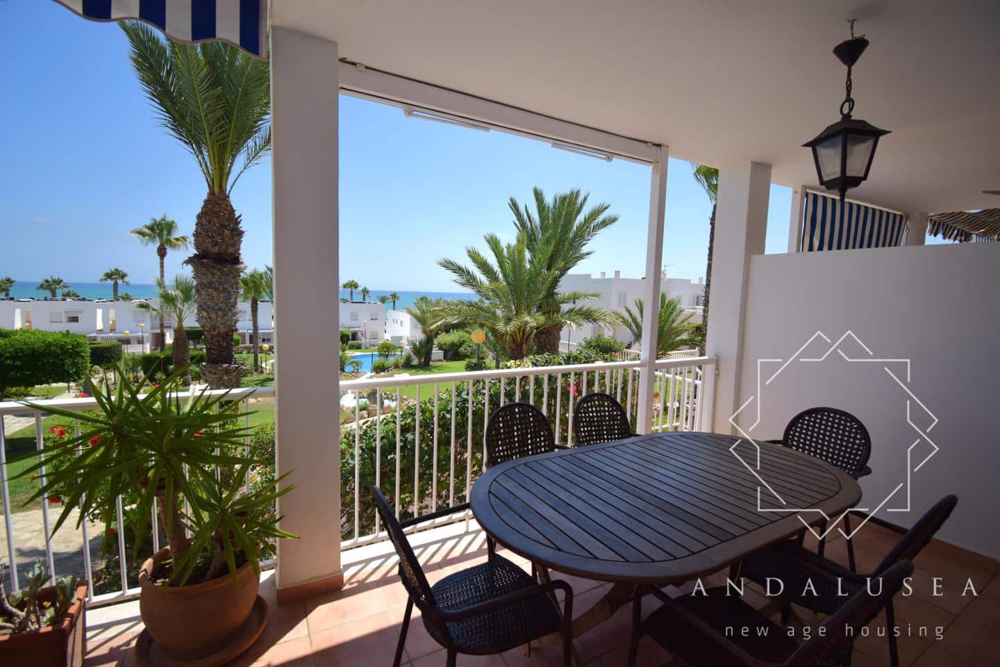 2 sovrum Lägenhet att hyra i Mojacar med pool - 1 200 € (Ref: 9164413)