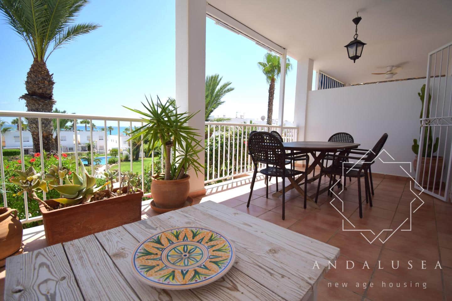 2 sovrum Lägenhet att hyra i Mojacar med pool - 1 200 € (Ref: 9164413)