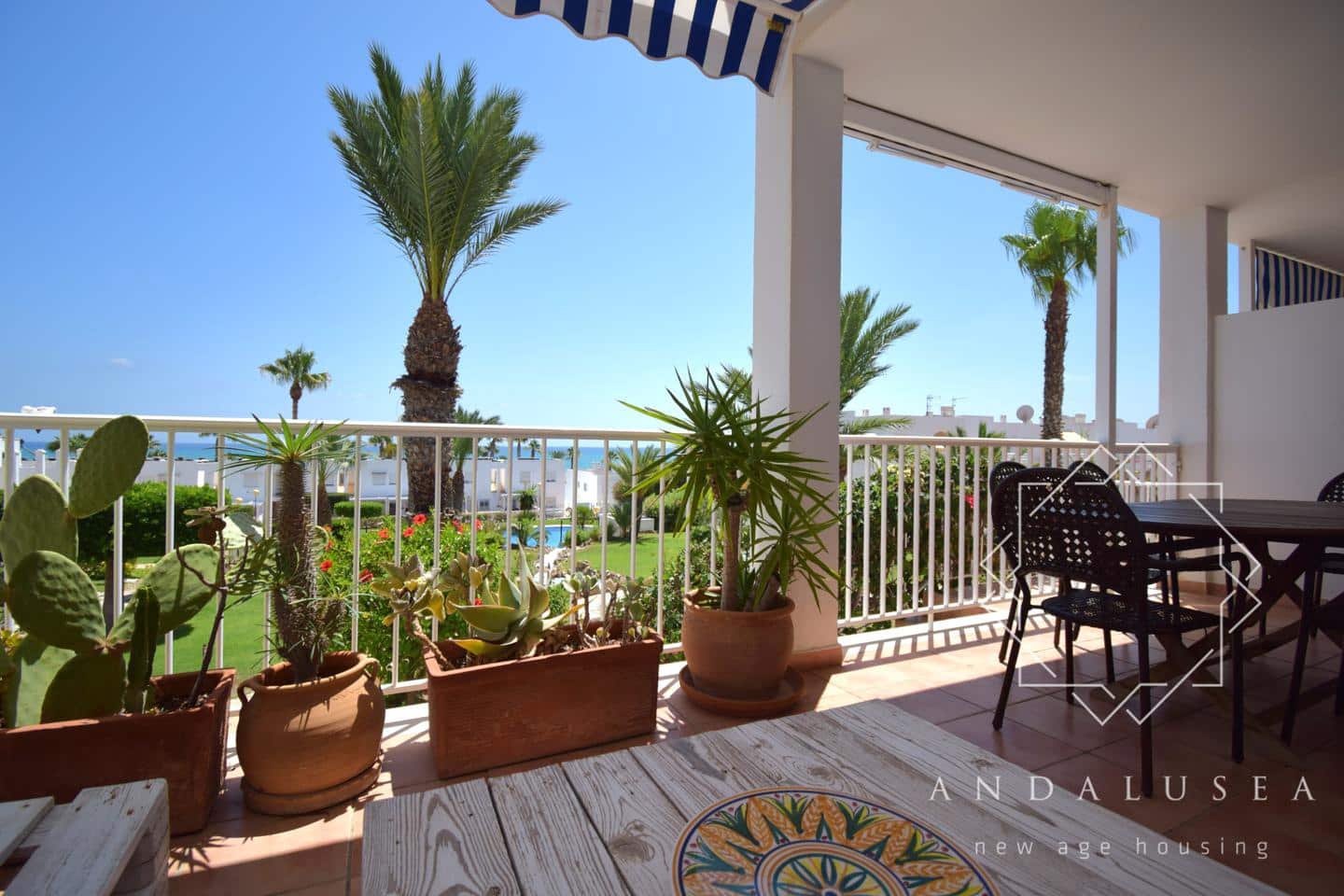 2 sovrum Lägenhet att hyra i Mojacar med pool - 1 200 € (Ref: 9164413)