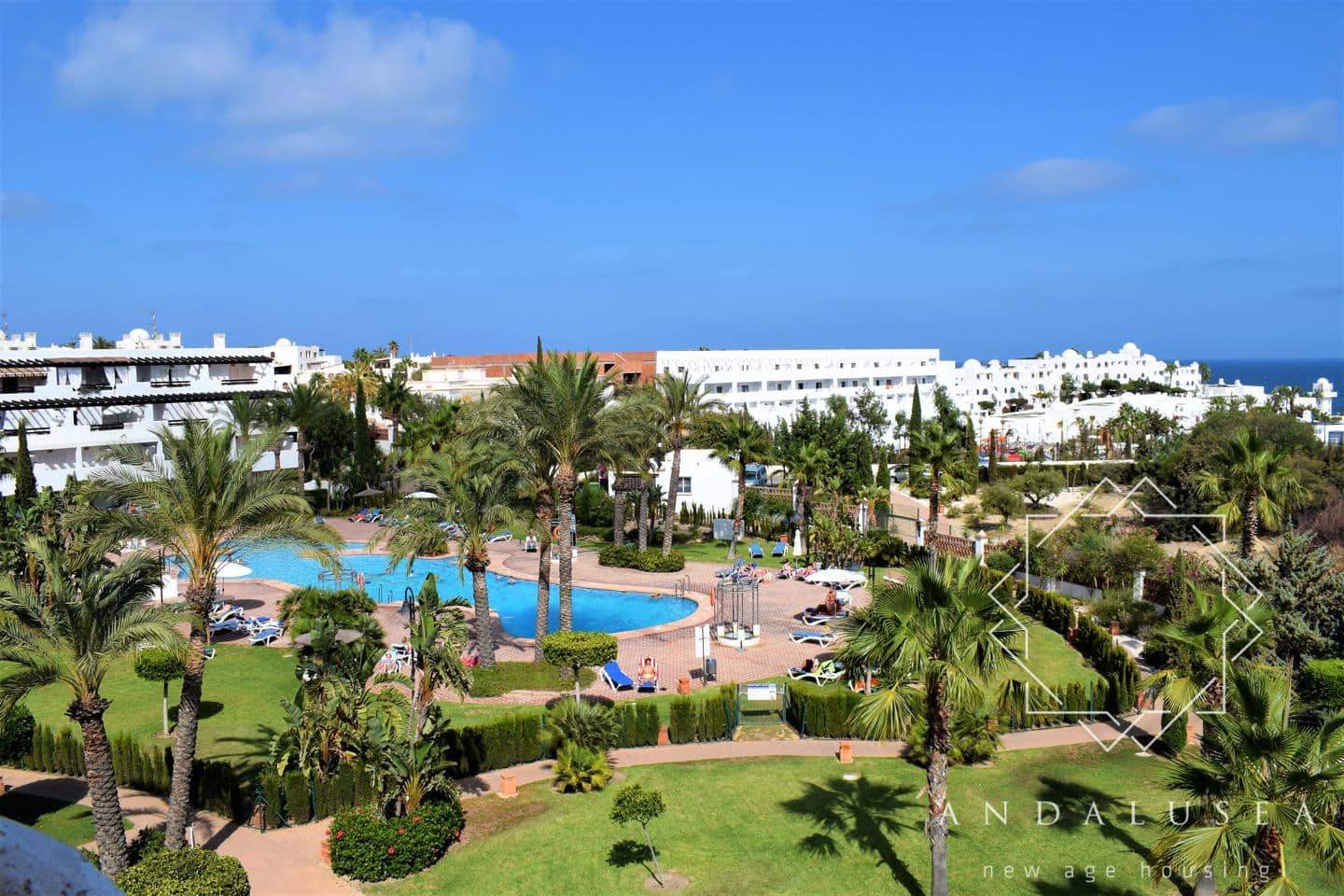 Piso de 1 habitación en Mojácar en venta con piscina - 162.000 € (Ref: 9175774)