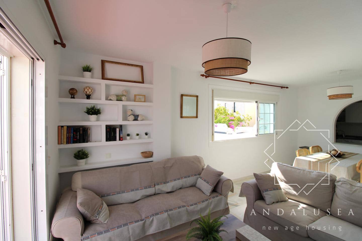 2 soveværelse Lejlighed til leje i Mojacar med swimmingpool - € 850 (Ref: 9258219)