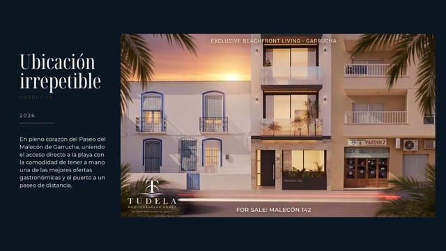 2 soverom Leilighet til salgs i Garrucha med svømmebasseng - € 395 000 (Ref: 9973745)