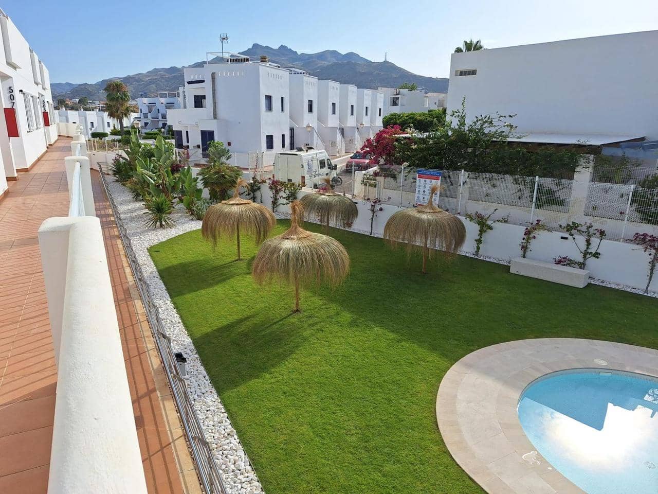 Piso de 2 habitaciones en Mojácar en alquiler con piscina garaje - 1.300 € (Ref: 9981438)