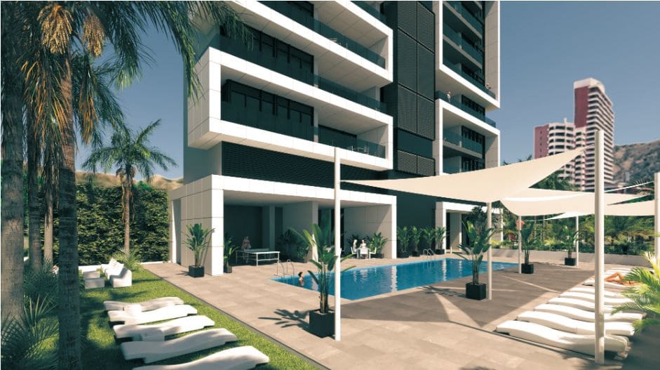 2 soverom Leilighet til salgs i Benidorm med svømmebasseng garasje - € 403 950 (Ref: 9453781)