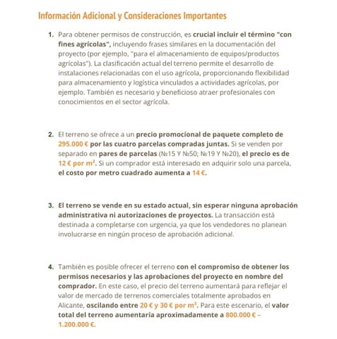 Tomt till salu i Alicante stad - 295 000 € (Ref: 9453820)