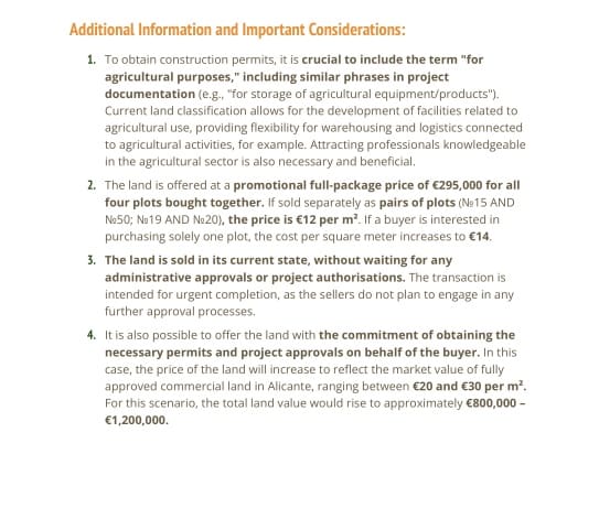 Tomt till salu i Alicante stad - 295 000 € (Ref: 9453820)