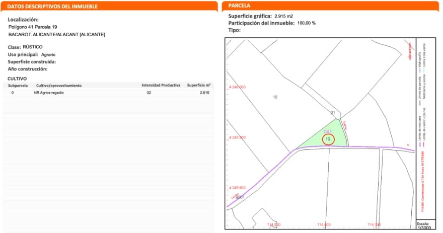 Tomt till salu i Alicante stad - 295 000 € (Ref: 9453820)