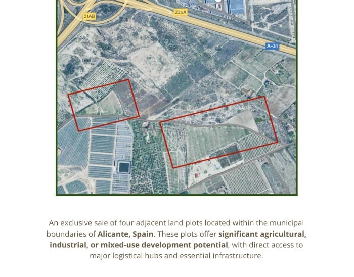 Tomt till salu i Alicante stad - 295 000 € (Ref: 9453820)