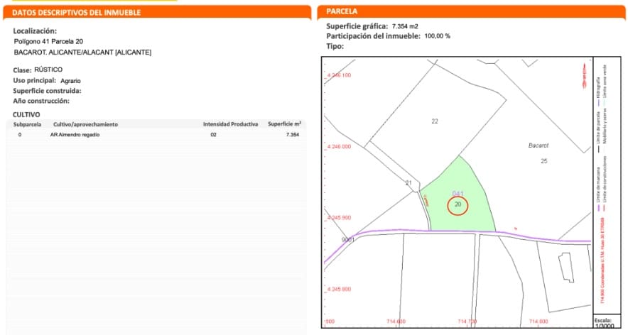Tomt till salu i Alicante stad - 295 000 € (Ref: 9453820)