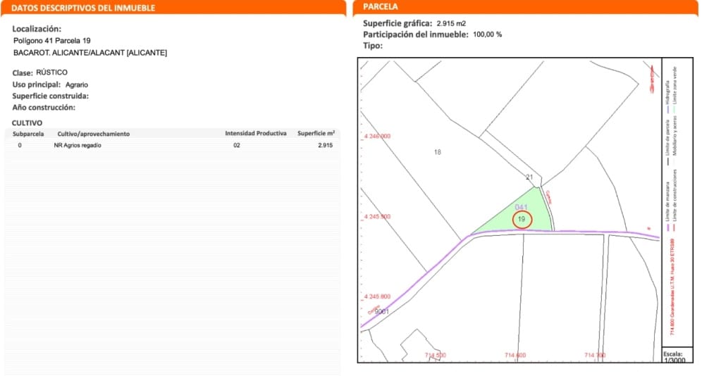 Tomt till salu i Alicante stad - 295 000 € (Ref: 9453820)