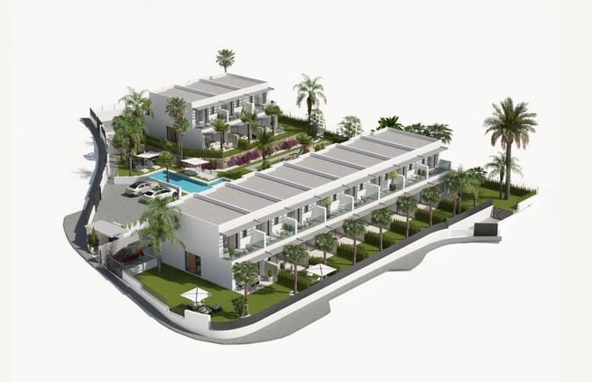 3 slaapkamer Rijtjeshuis te koop in Finestrat met zwembad - € 535.000 (Ref: 9453875)