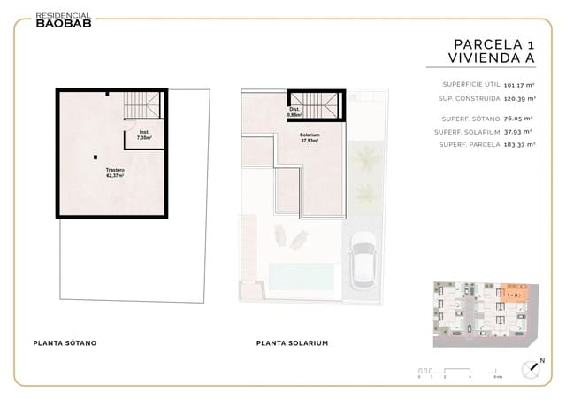 3 chambre Villa/Maison Mitoyenne à vendre à Benijófar avec piscine - 455 000 € (Ref: 9457961)
