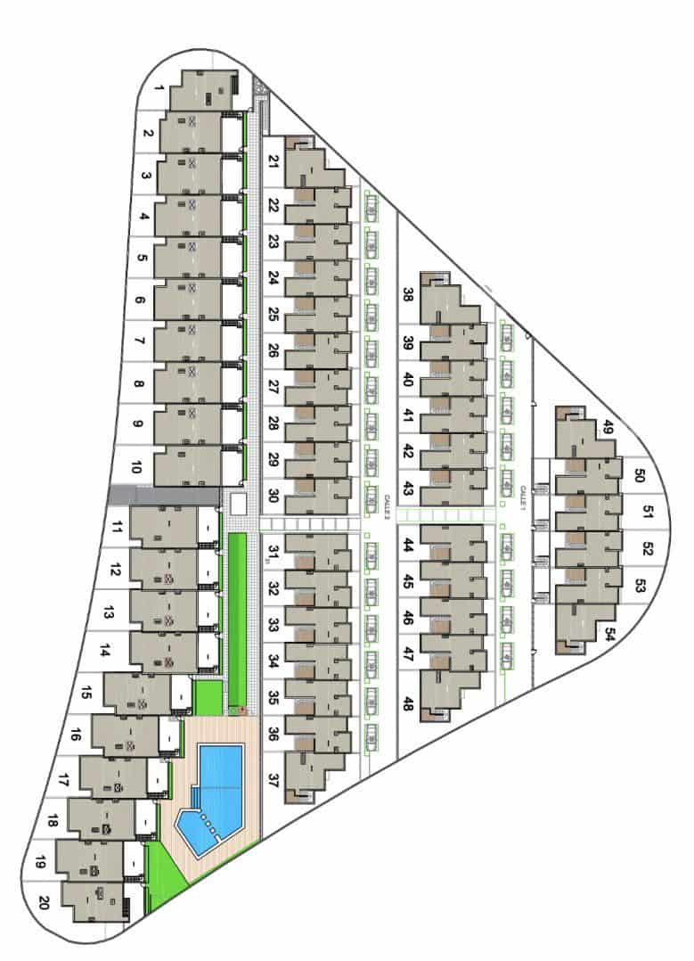 Adosado de 3 habitaciones en Monforte del Cid en venta con piscina - 330.000 € (Ref: 9458015)
