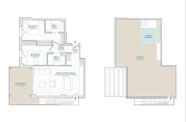 2 bedroom Terraced Villa for sale in El Vergel / Verger with pool - € 345,000 (Ref: 9458024)