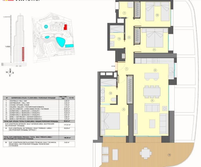 3 bedroom Apartment for sale in Benidorm with pool garage - € 900,000 (Ref: 9458061)