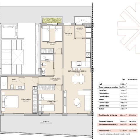 2 bedroom Apartment for sale in La Nucia with pool garage - € 317,625 (Ref: 9458104)