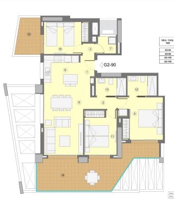 3 bedroom Penthouse for sale in Benidorm with pool garage - € 800,000 (Ref: 9458125)