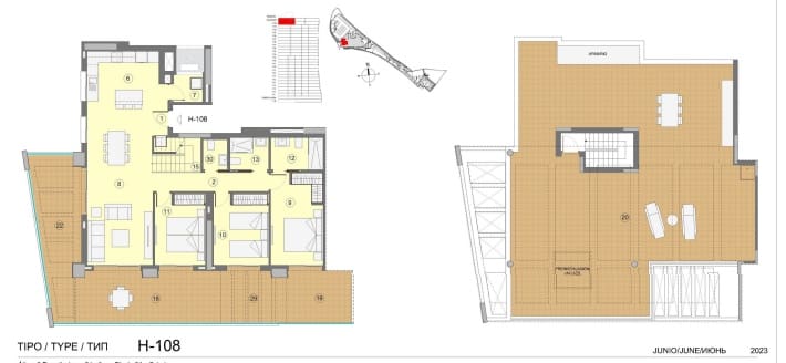 3 bedroom Penthouse for sale in Benidorm with pool garage - € 800,000 (Ref: 9458125)