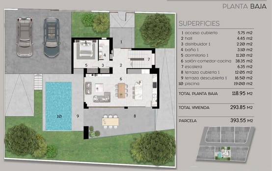 3 sovrum Villa till salu i Polop med pool garage - 860 000 € (Ref: 9458160)
