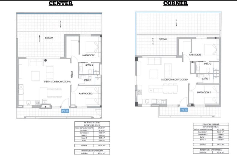 Ático de 2 habitaciones en La Villajoyosa / Vila Joiosa en venta con piscina garaje - 550.000 € (Ref: 9458349)