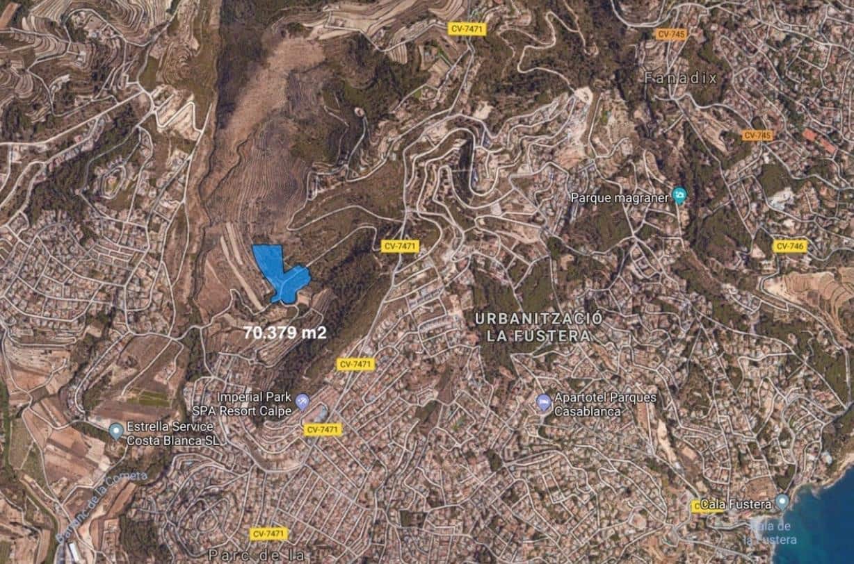 Area Edificabile in vendita in Calpe / Calp - 990.000 € (Rif: 9459529)