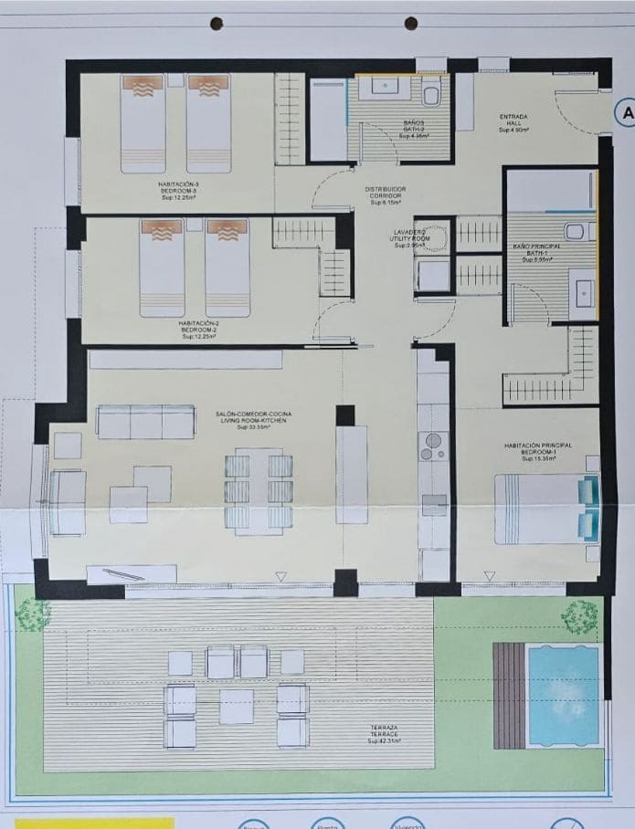 3 bedroom Apartment for sale in Finestrat with pool garage - € 499,000 (Ref: 9459602)
