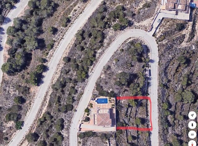 Działka budowlana na sprzedaż w Calpe / Calp - 215 000 € (Ref: 9459620)