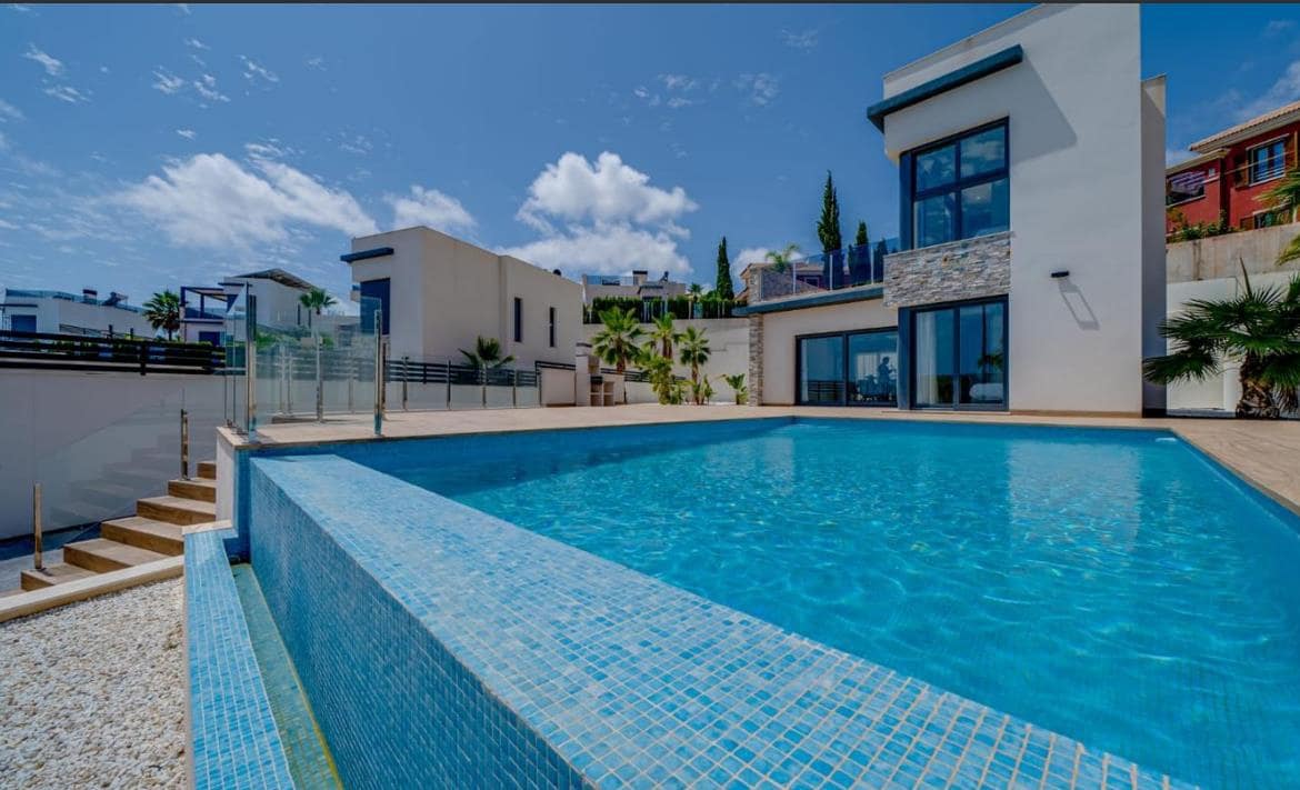 4 chambre Villa/Maison à vendre à Finestrat avec piscine garage - 730 000 € (Ref: 9465234)