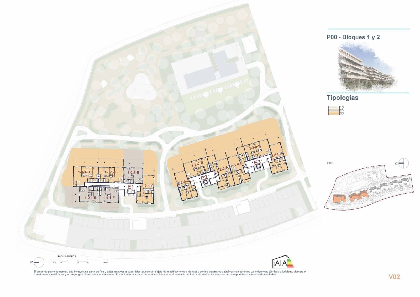Apartamento de 3 habitaciones en Dénia en venta con piscina - 395.000 € (Ref: 9487455)