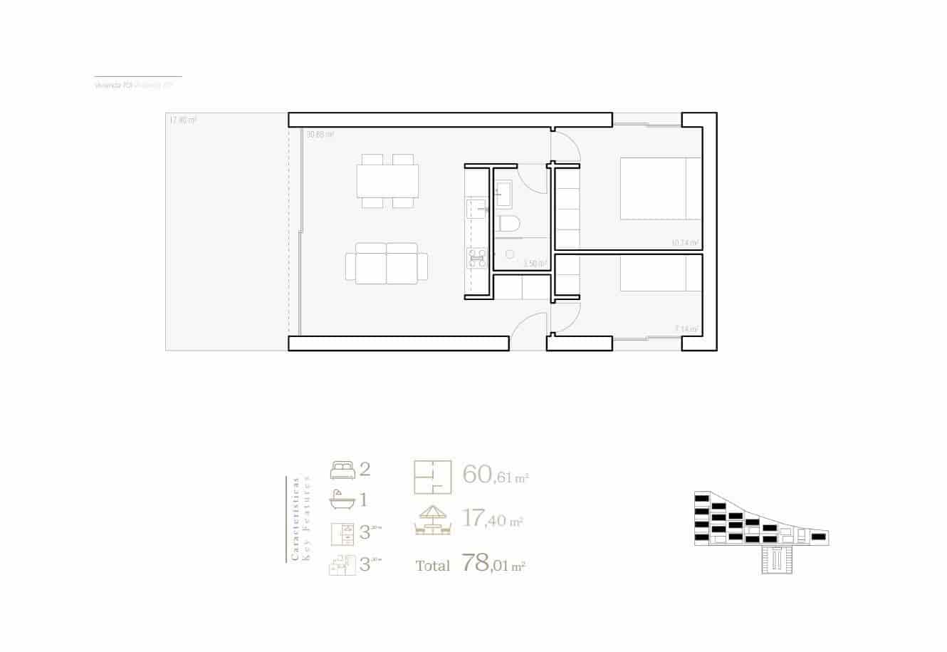 2 Zimmer Villa zu verkaufen in Alfaz del Pi / L'Alfas del Pi mit Pool - 246.750 € (Ref: 9521909)