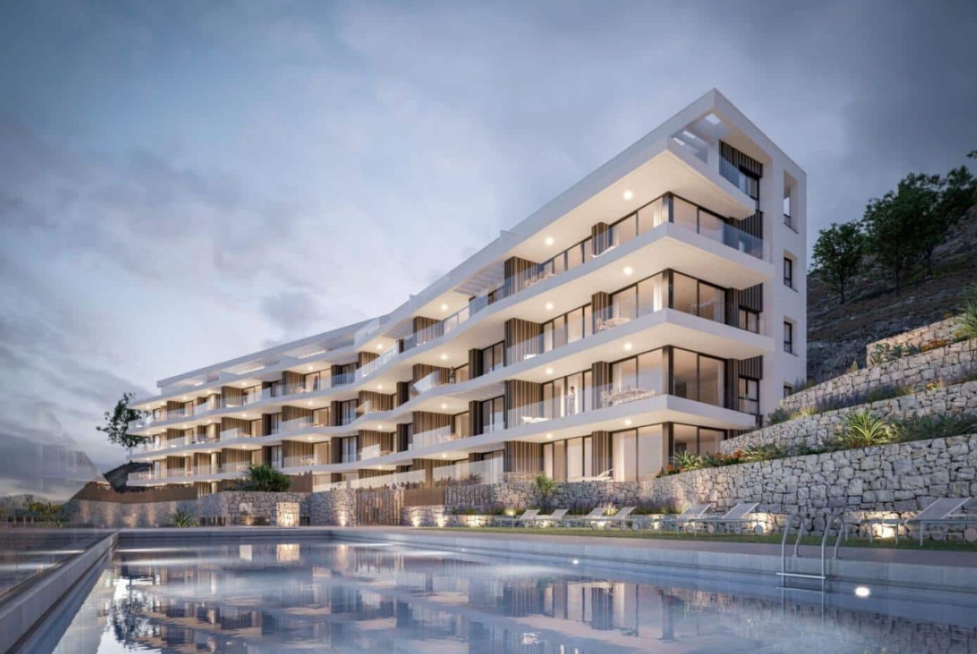 2 Zimmer Apartment zu verkaufen in La Villajoyosa / Vila Joiosa mit Pool Garage - 695.000 € (Ref: 9534466)