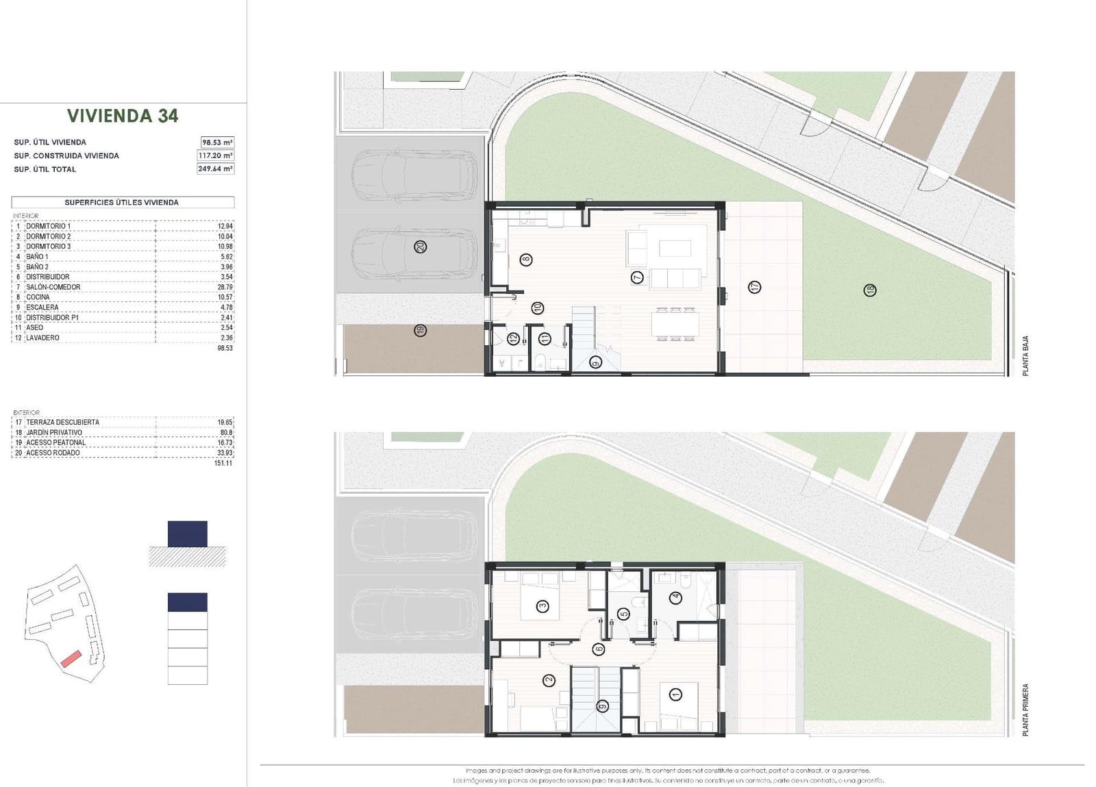 3 soveværelse Rækkehus til salg i Finestrat med swimmingpool - € 425.000 (Ref: 9539226)