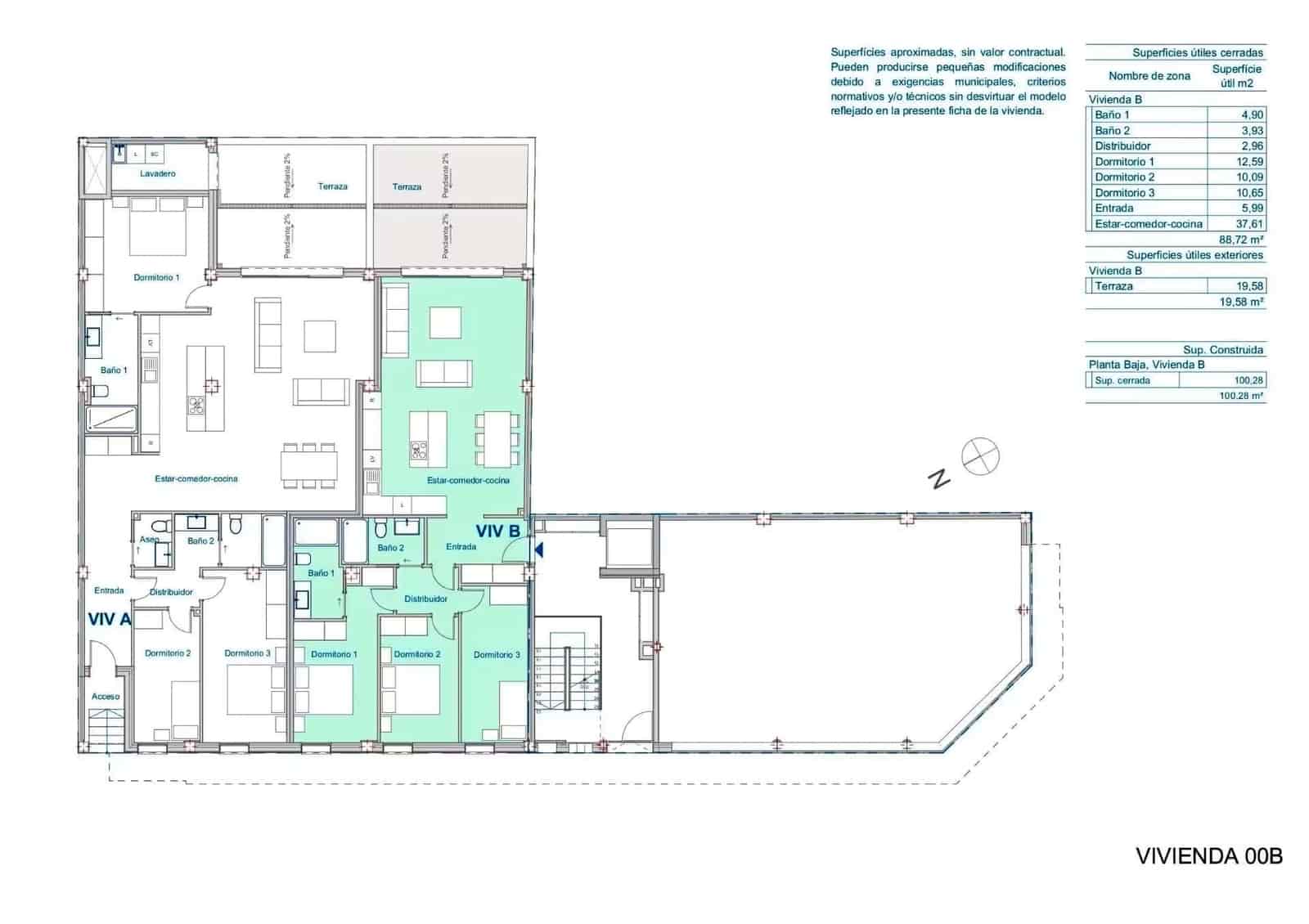 Apartamento de 2 habitaciones en Inca en venta con garaje - 315.000 € (Ref: 10080127)