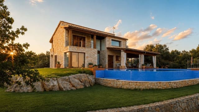 3 sypialnia Finka/Dom wiejski na sprzedaż w Alaró z basenem garażem - 3 700 000 € (Ref: 10139997)