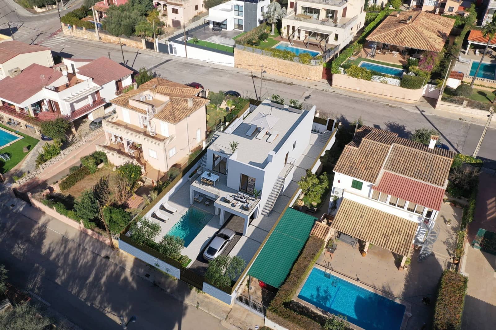 4 chambre Maison de Ville à vendre à Sa Cabaneta / La Cabaneta avec piscine garage - 1 150 000 € (Ref: 8882002)