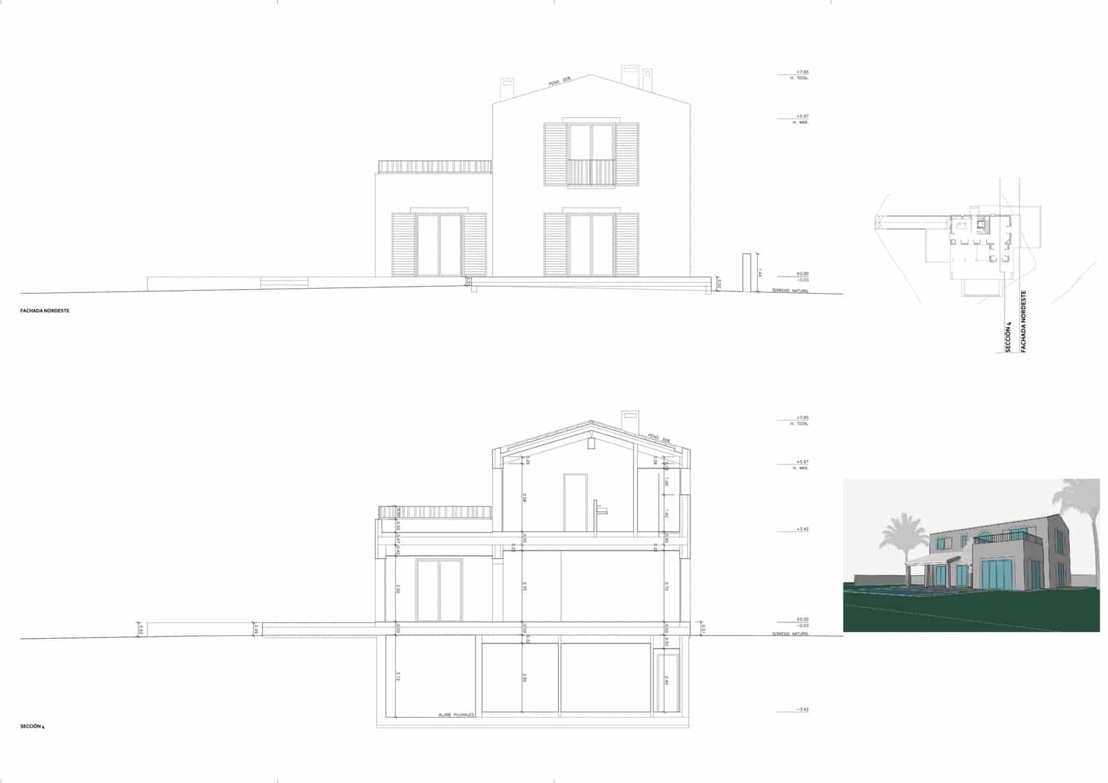 3 sovrum Finca/Hus på landet till salu i Algaida med pool garage - 380 000 € (Ref: 9215489)