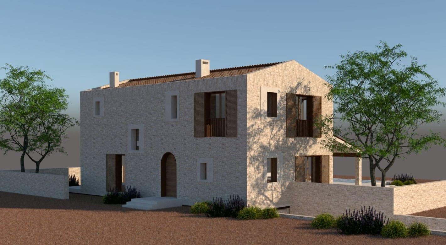 3 sovrum Finca/Hus på landet till salu i Algaida med pool garage - 380 000 € (Ref: 9215489)