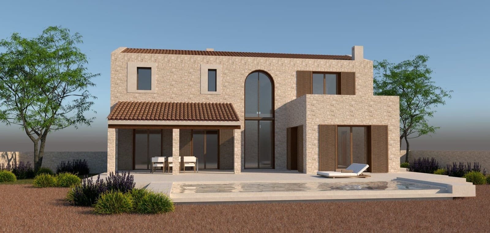 3 sovrum Finca/Hus på landet till salu i Algaida med pool garage - 380 000 € (Ref: 9215489)