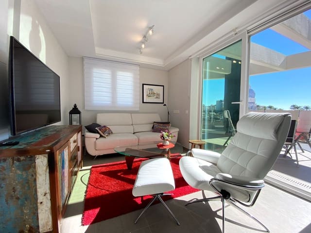 Appartement de 2 chambres à louer à Playa Arenal - Bol, Calpe / Calp avec piscine garage - 1 400 € (Ref: 10017023)