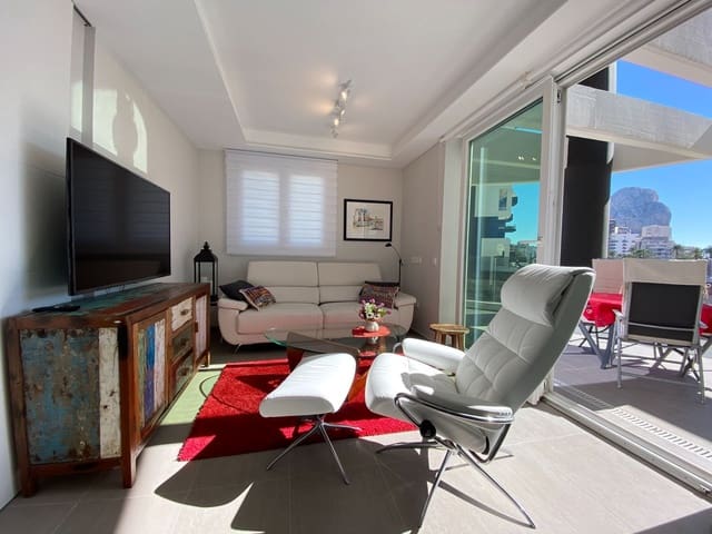 Appartement de 2 chambres à louer à Playa Arenal - Bol, Calpe / Calp avec piscine garage - 1 400 € (Ref: 10017023)