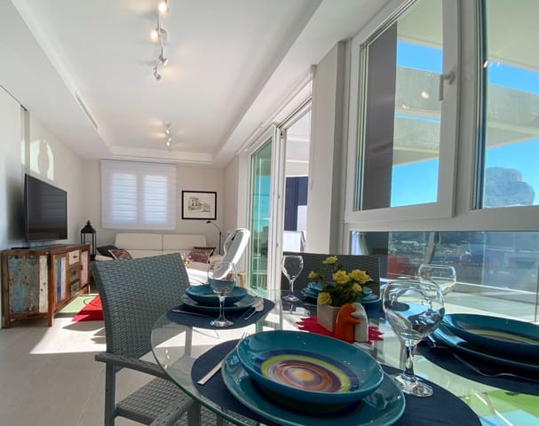Appartement de 2 chambres à louer à Playa Arenal - Bol, Calpe / Calp avec piscine garage - 1 400 € (Ref: 10017023)