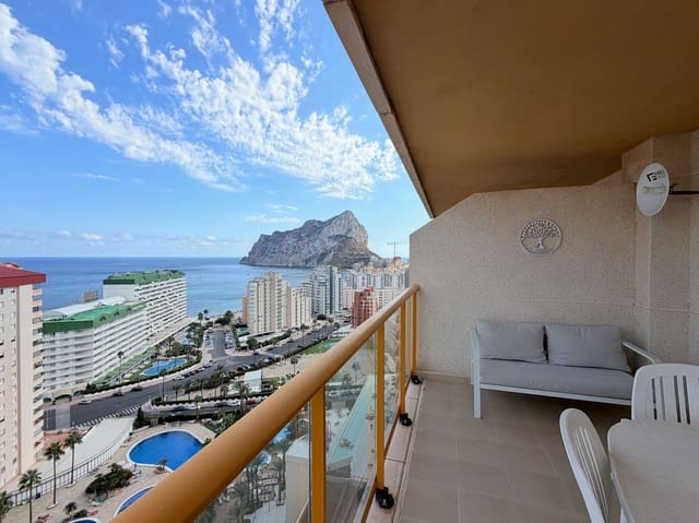 Leilighet til leie i Levante - Playa Fossa, Calpe / Calp med svømmebasseng garasje - € 900 (Ref: 10099642)