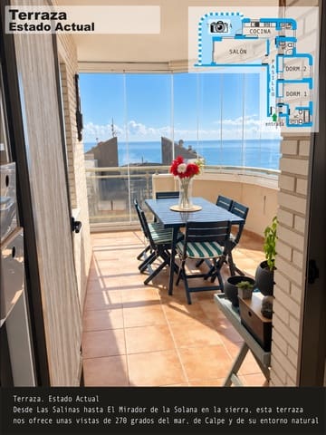 2 sypialnia Apartament na sprzedaż w Playa Arenal - Bol, Calpe / Calp z basenem garażem - 599 000 € (Ref: 10145722)