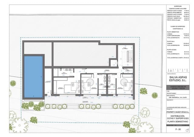 3 soveværelse Villa til salg i Calpe / Calp med swimmingpool - € 1.360.000 (Ref: 10168121)