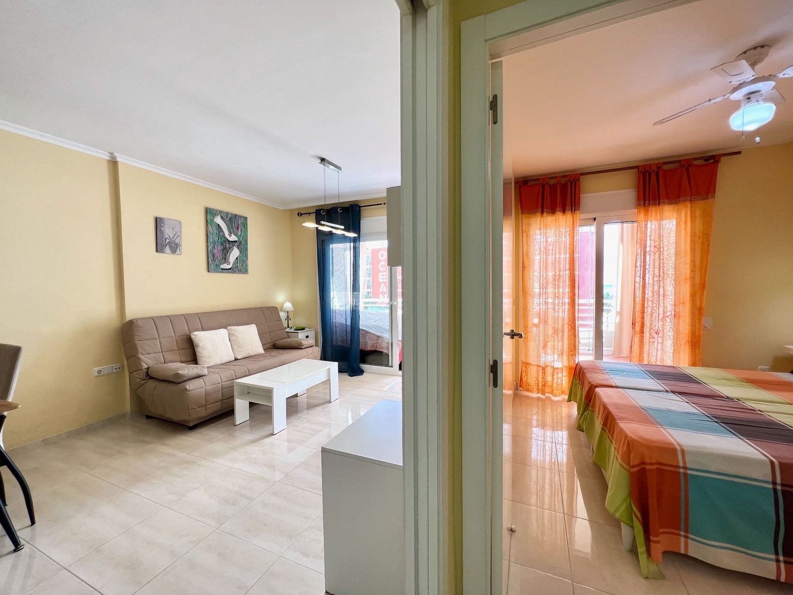 1 sovrum Lägenhet att hyra i Calpe / Calp med pool - 750 € (Ref: 7990726)