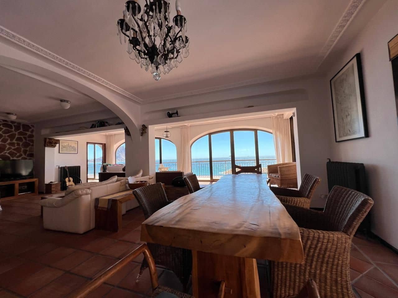 6 Zimmer Villa zu vermieten in Calpe / Calp mit Pool Garage - 3.500 € (Ref: 8283657)