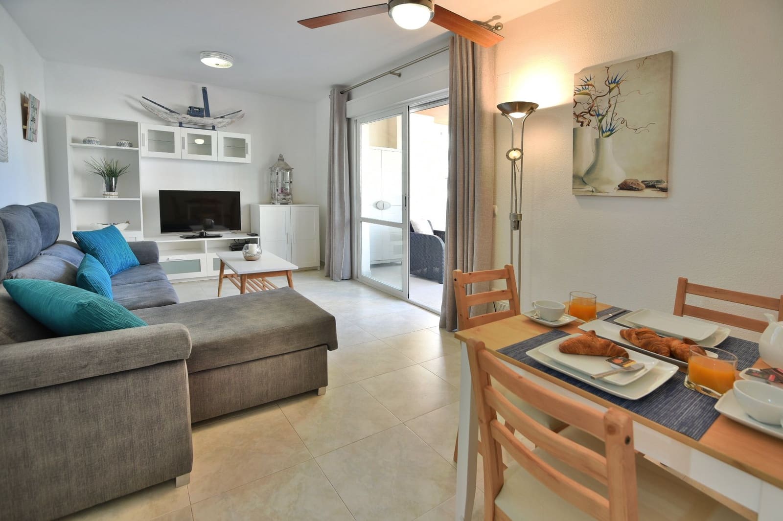 1 bedroom Apartment for rent in Calpe / Calp with pool garage - € 700 (Ref: 8358563)