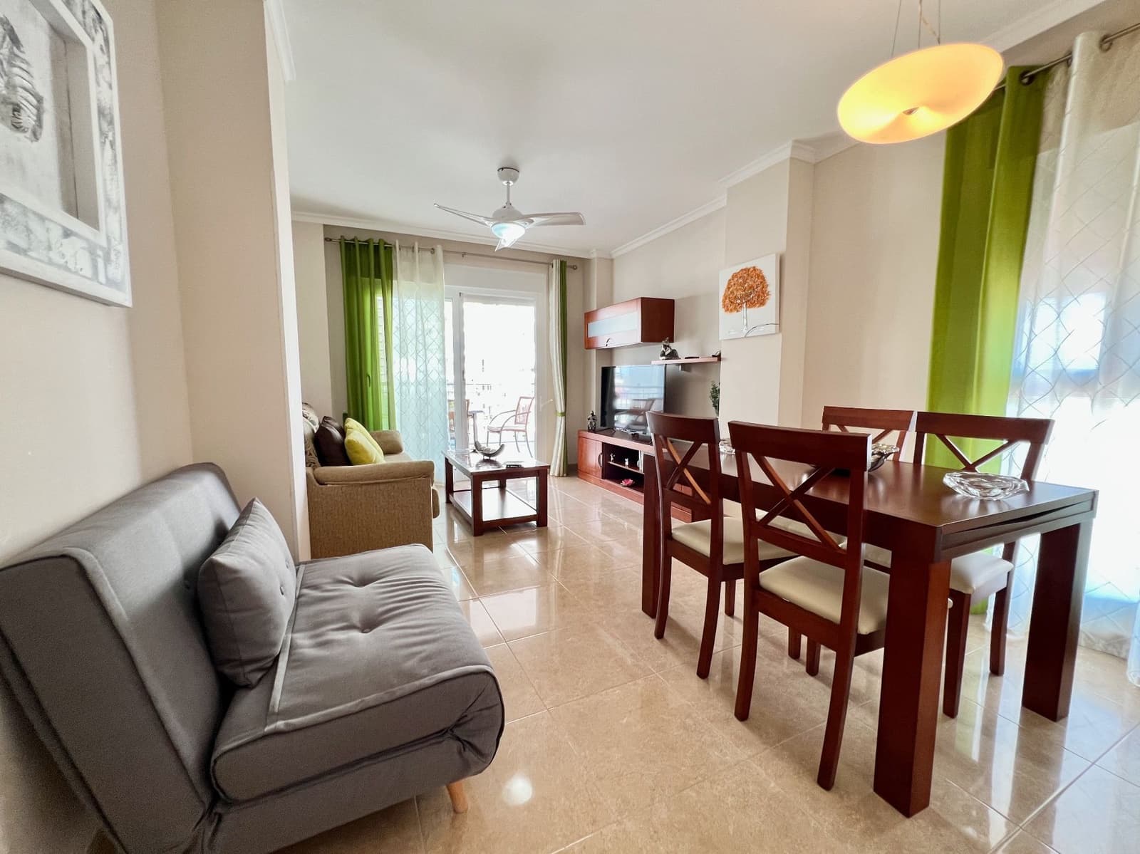 1 soveværelse Lejlighed til leje i Calpe / Calp med swimmingpool garage - € 850 (Ref: 8494810)