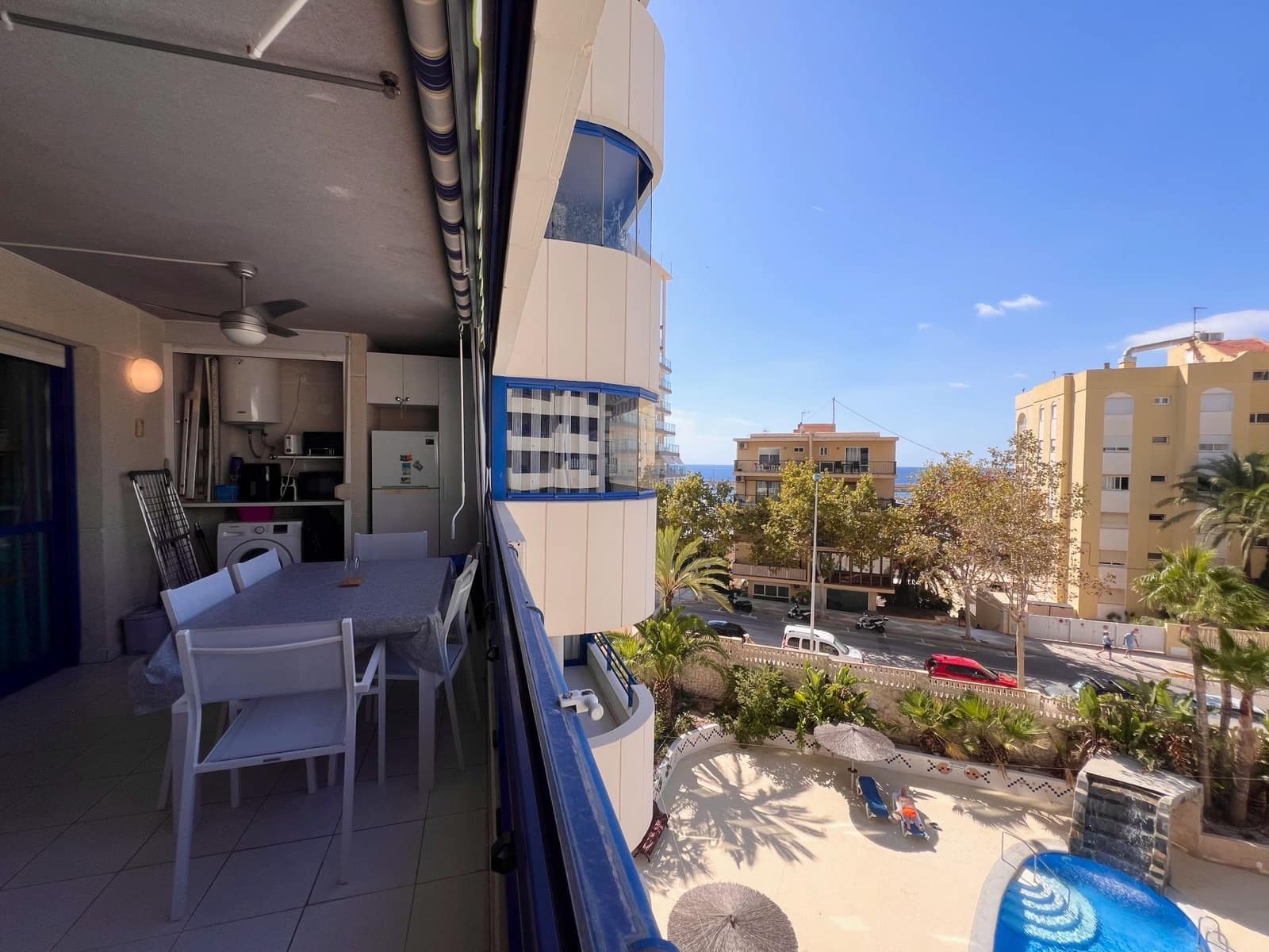 1 soveværelse Lejlighed til leje i Calpe / Calp med swimmingpool garage - € 750 (Ref: 9204226)